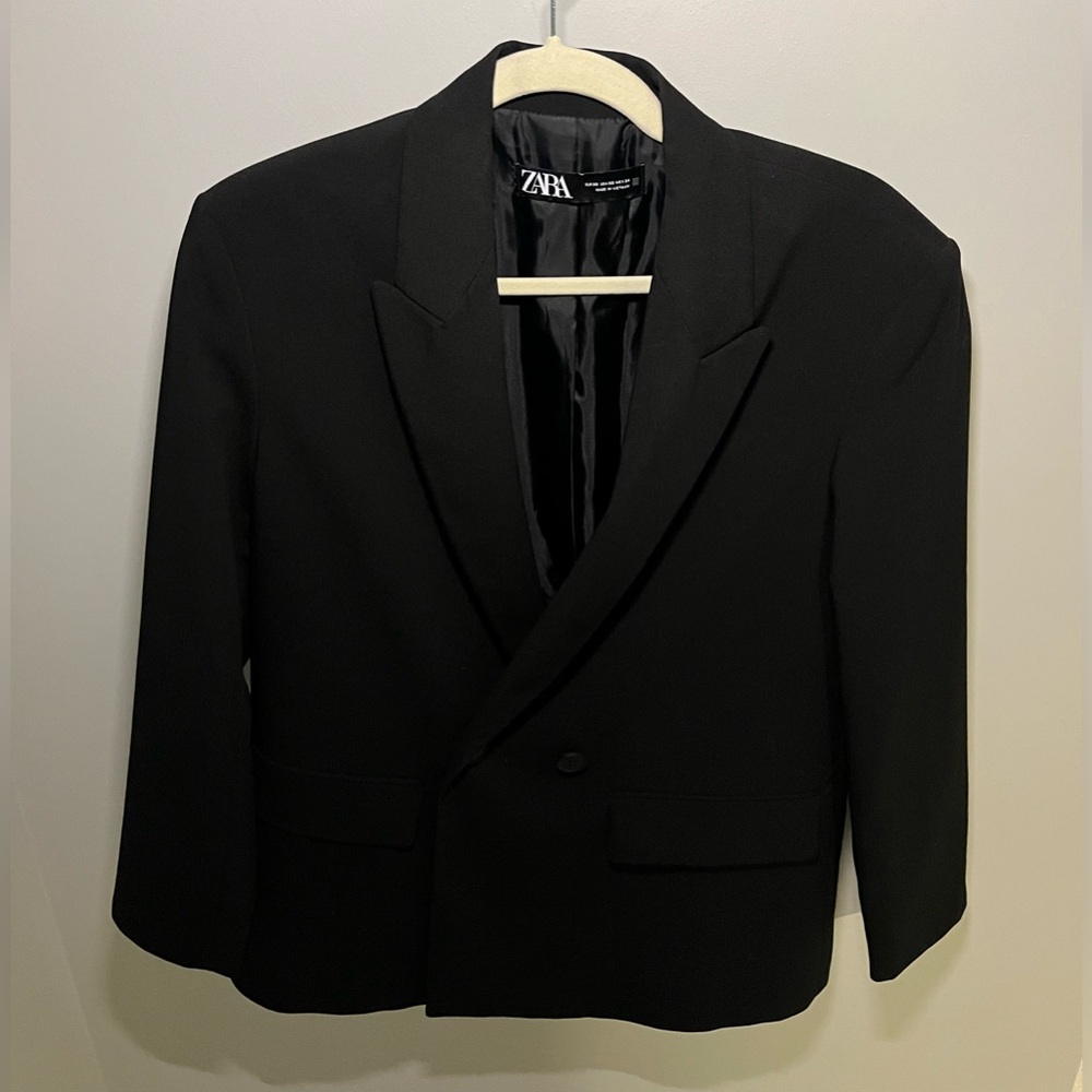 Zara Oversized Women's Blazer XS- BLACK